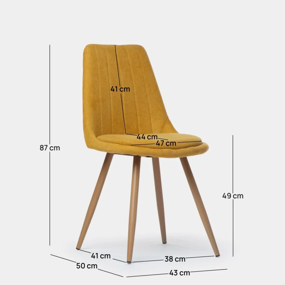 Klast Home Sillas De Comedor Y Cocina>Ingrid Mostaza