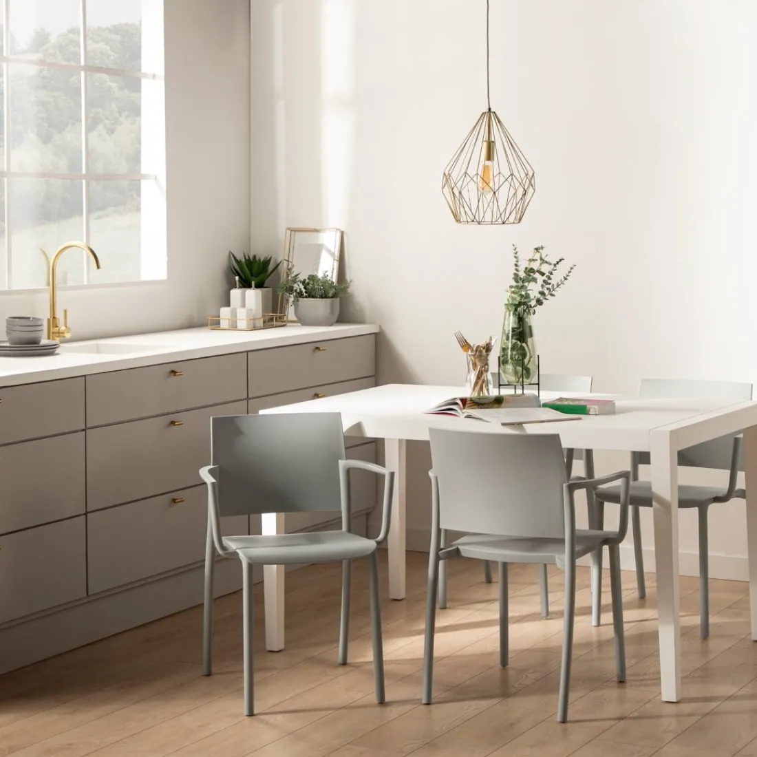 Klast Home Sillas De Exterior|Sillas De Comedor Y Cocina>Jeven Gris