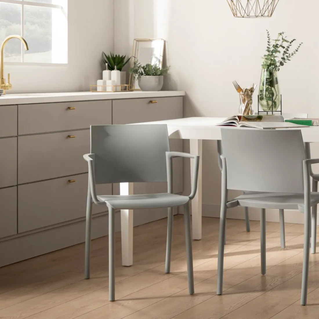 Klast Home Sillas De Exterior|Sillas De Comedor Y Cocina>Jeven Gris