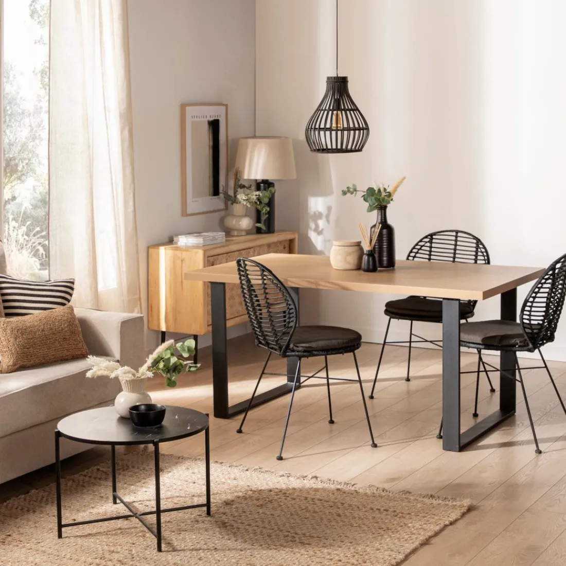 Klast Home Ratán|Sillas De Exterior>Kala Negro