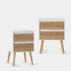 Klast Home Packs De 2 Mesitas De Noche|Mesitas De Noche>Kemi