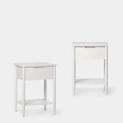 Klast Home Packs De 2 Mesitas De Noche|Mesitas De Noche>Kenan Blanco