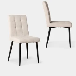 Klast Home Packs 2 Sillas Tapizadas|Sillas De Comedor Y Cocina>Leia