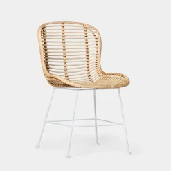 Klast Home Ratán|Sillas De Exterior>Leo Natural/Blanco