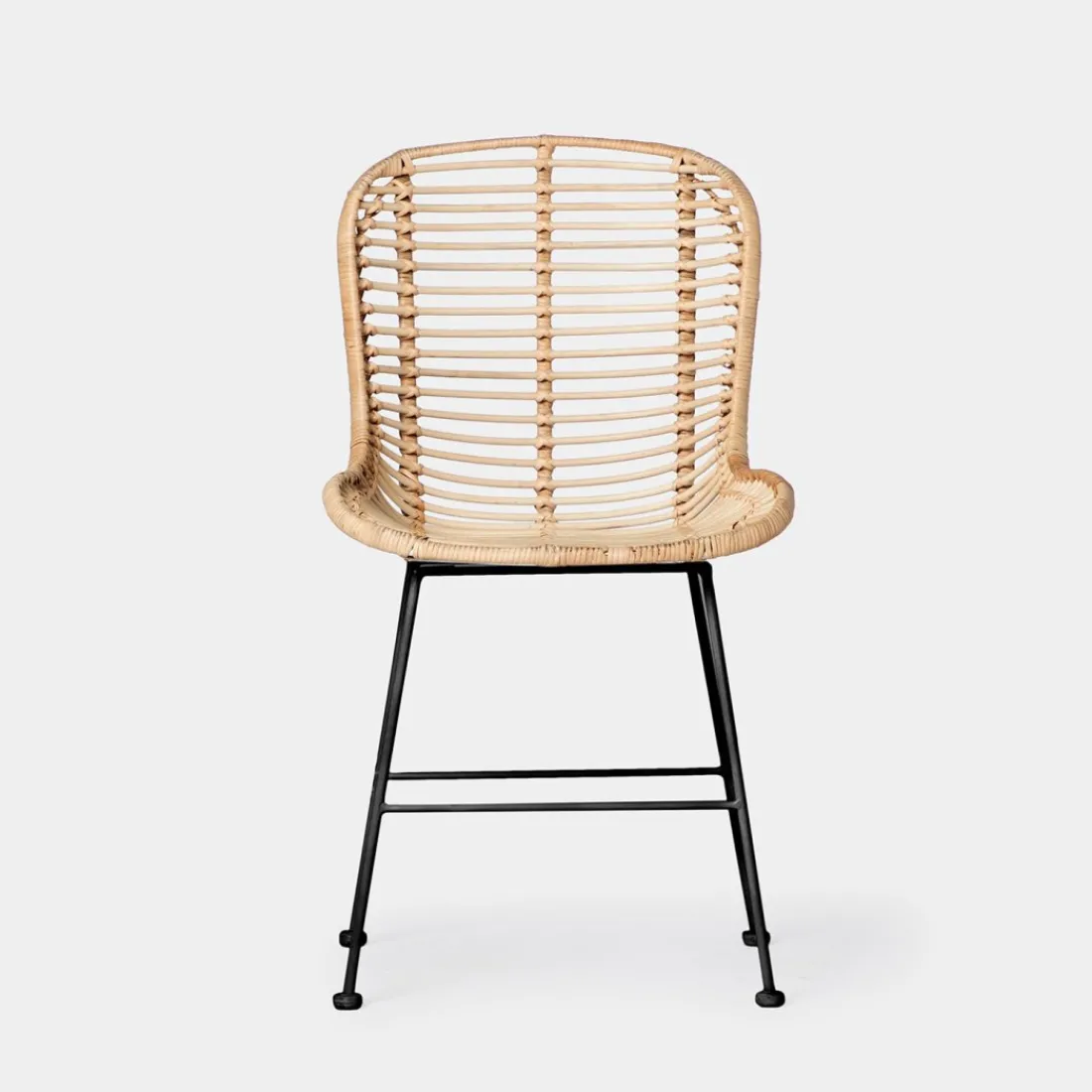 Klast Home Ratán|Sillas De Exterior>Leo Negro/Natural/Natural/blanco