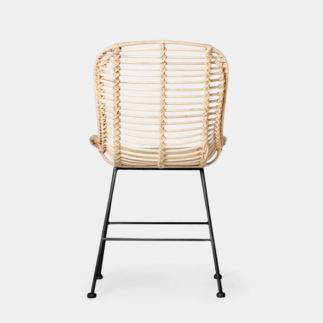 Klast Home Ratán|Sillas De Exterior>Leo Negro/Natural/Natural/blanco