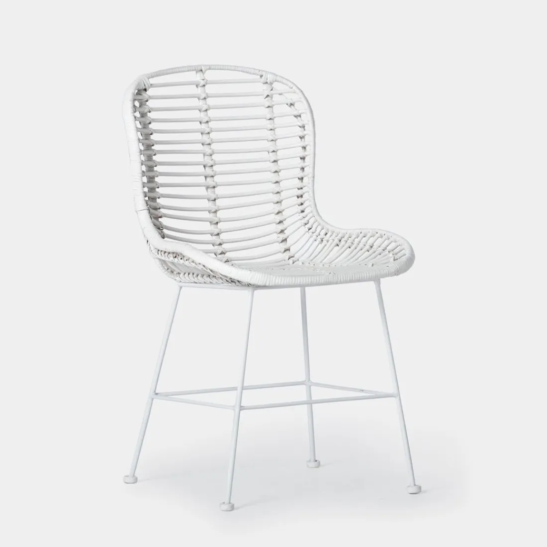 Klast Home Ratán|Sillas De Exterior>Leo Blanco