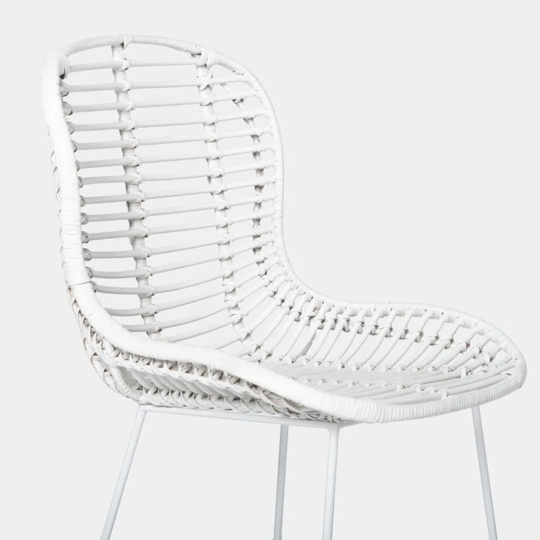 Klast Home Ratán|Sillas De Exterior>Leo Blanco