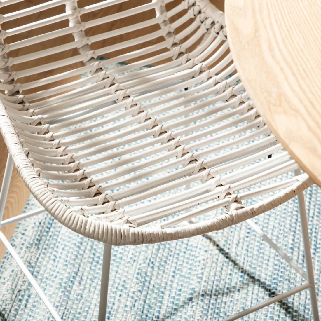 Klast Home Ratán|Sillas De Exterior>Leo Blanco