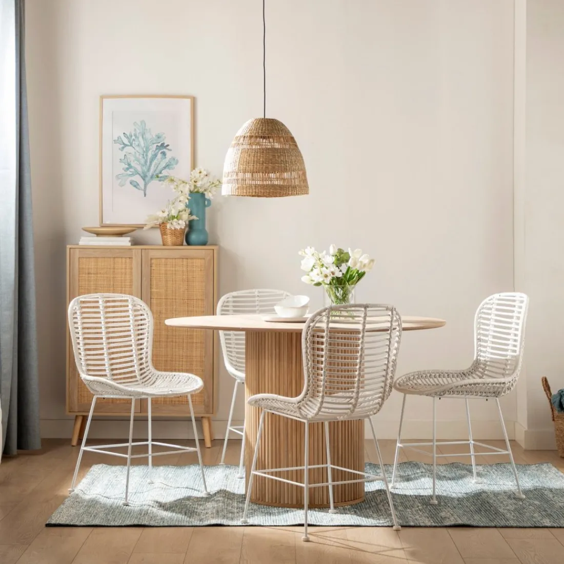 Klast Home Ratán|Sillas De Exterior>Leo Blanco