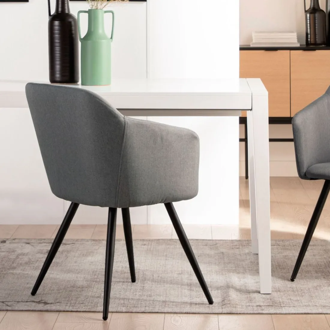 Klast Home Sillas De Comedor Y Cocina>Liam Gris topo oscuro