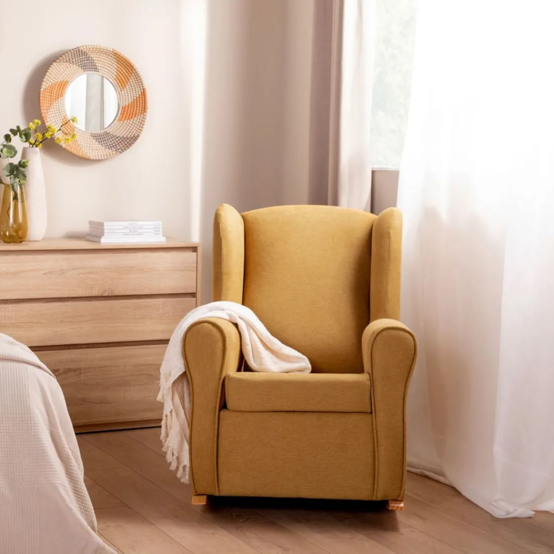 Klast Home Butacas Para Dormitorio|Sillones Y Butacas>Lily Mostaza