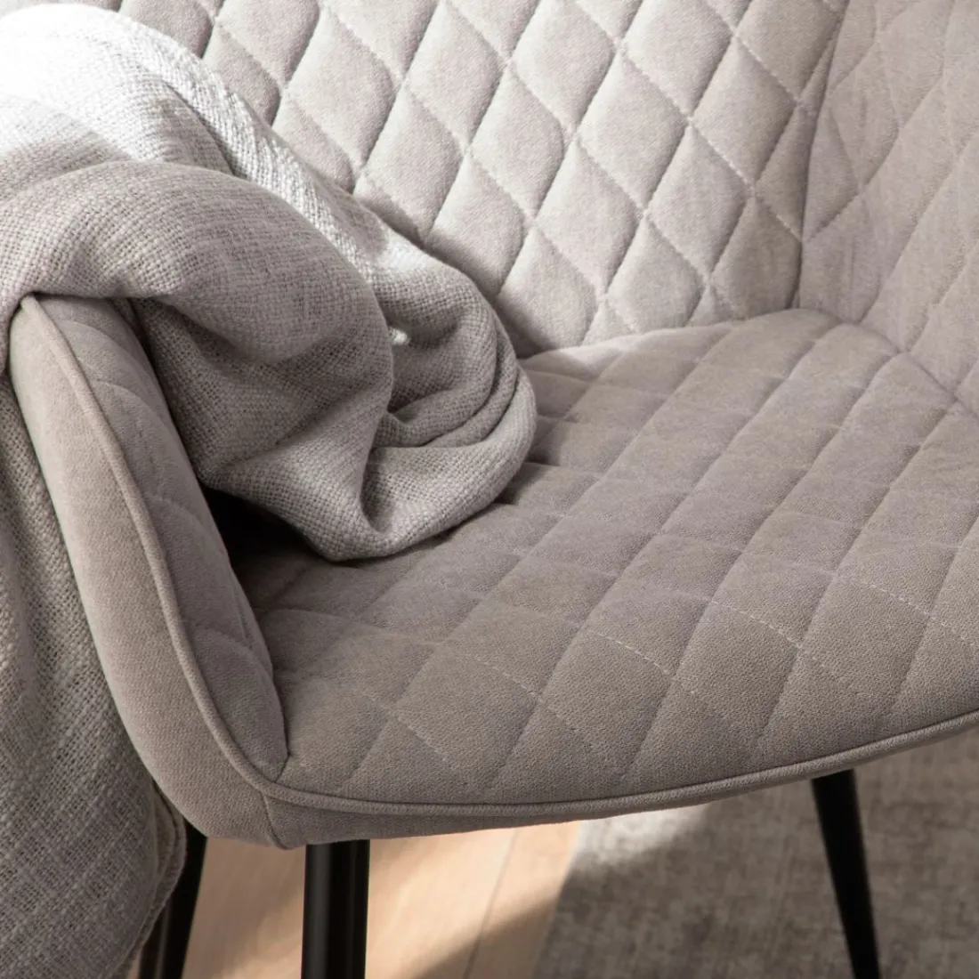 Klast Home Packs 2 Sillas Tapizadas|Sillas De Comedor Y Cocina>Lizel Gris