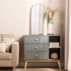 Klast Home Cómodas>Luke Verde antracita