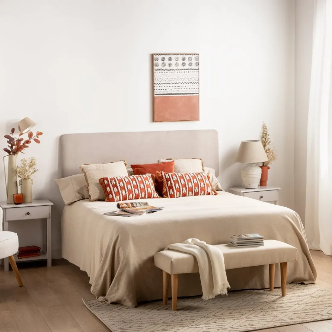 Klast Home Cabeceros De Cama>Magali Beige