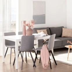 Klast Home Packs 4 Sillas Tapizadas|Sillas De Comedor Y Cocina>Maia Gris