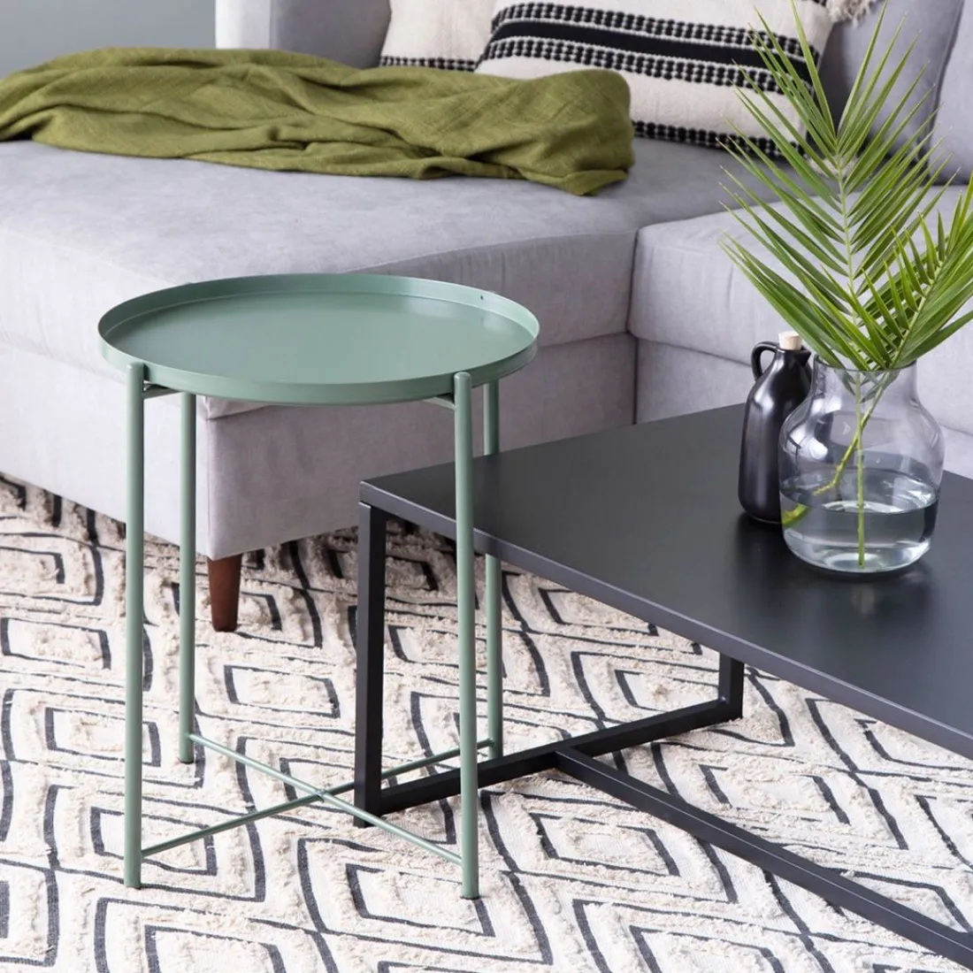 Klast Home Mesas Auxiliares>Maika Verde oscuro