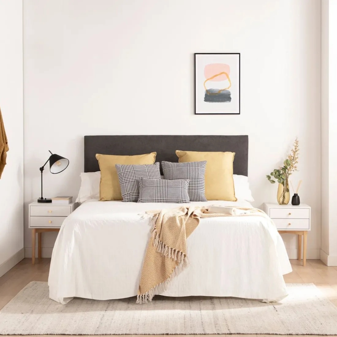 Klast Home Cabeceros De Cama>Malta Gris oscuro