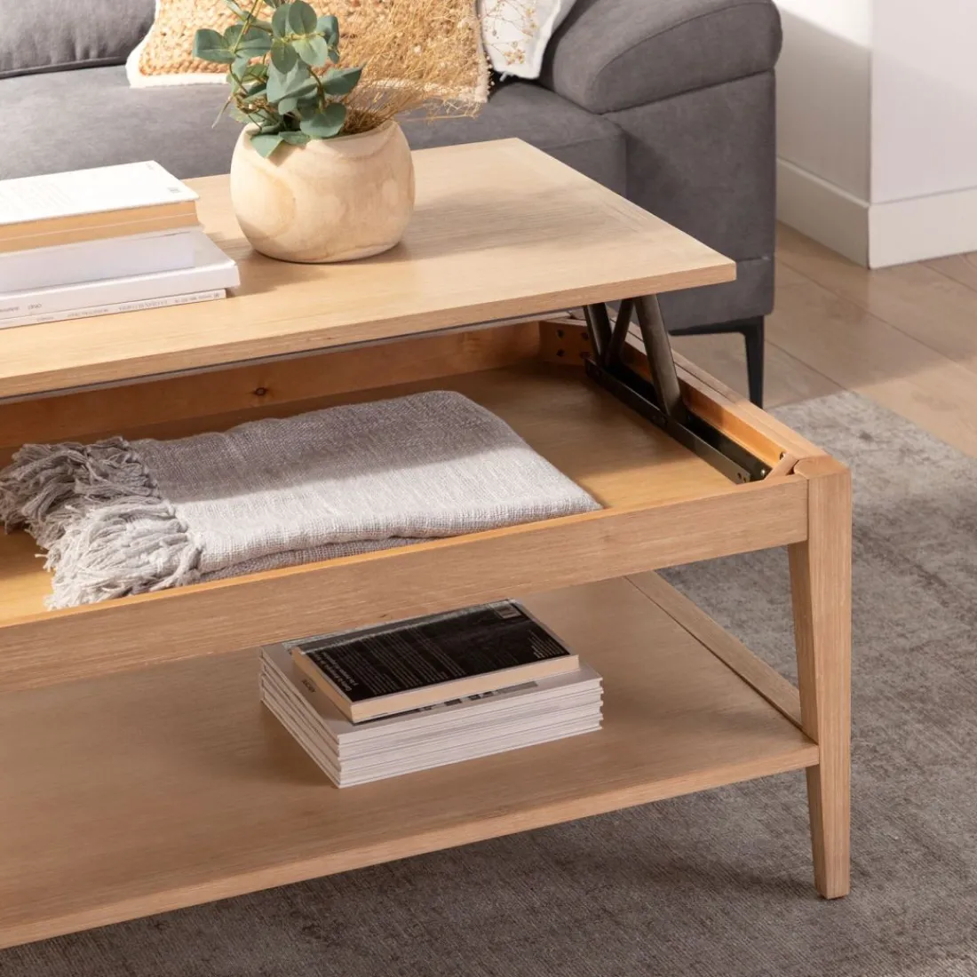 Klast Home Mesas De Centro>Mara Natural/Natural/blanco