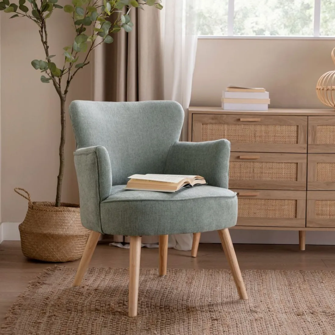 Klast Home Butacas Para Dormitorio|Sillones Y Butacas>Megan Verde