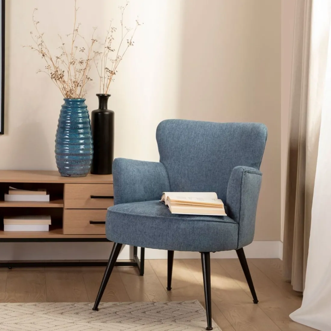 Klast Home Butacas Para Dormitorio|Sillones Y Butacas>Megan Azul