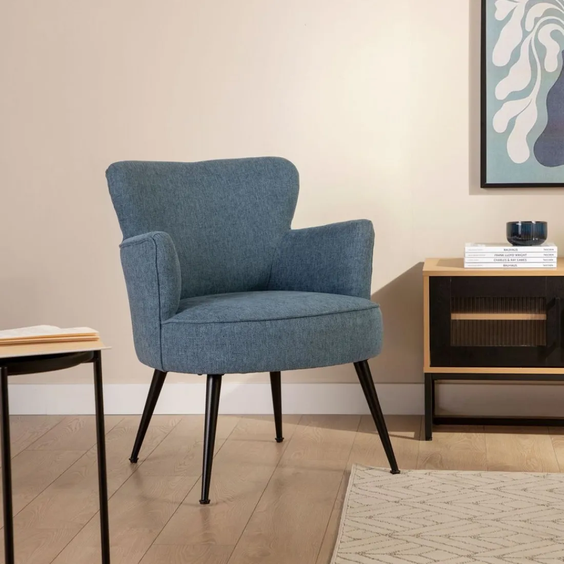 Klast Home Butacas Para Dormitorio|Sillones Y Butacas>Megan Azul