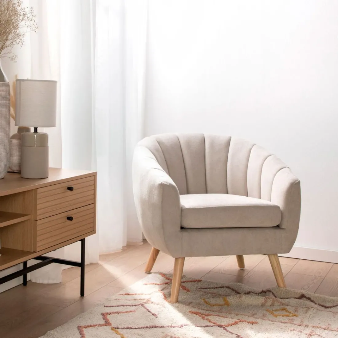 Klast Home Butacas Para Dormitorio|Sillones Y Butacas>Miler Beige