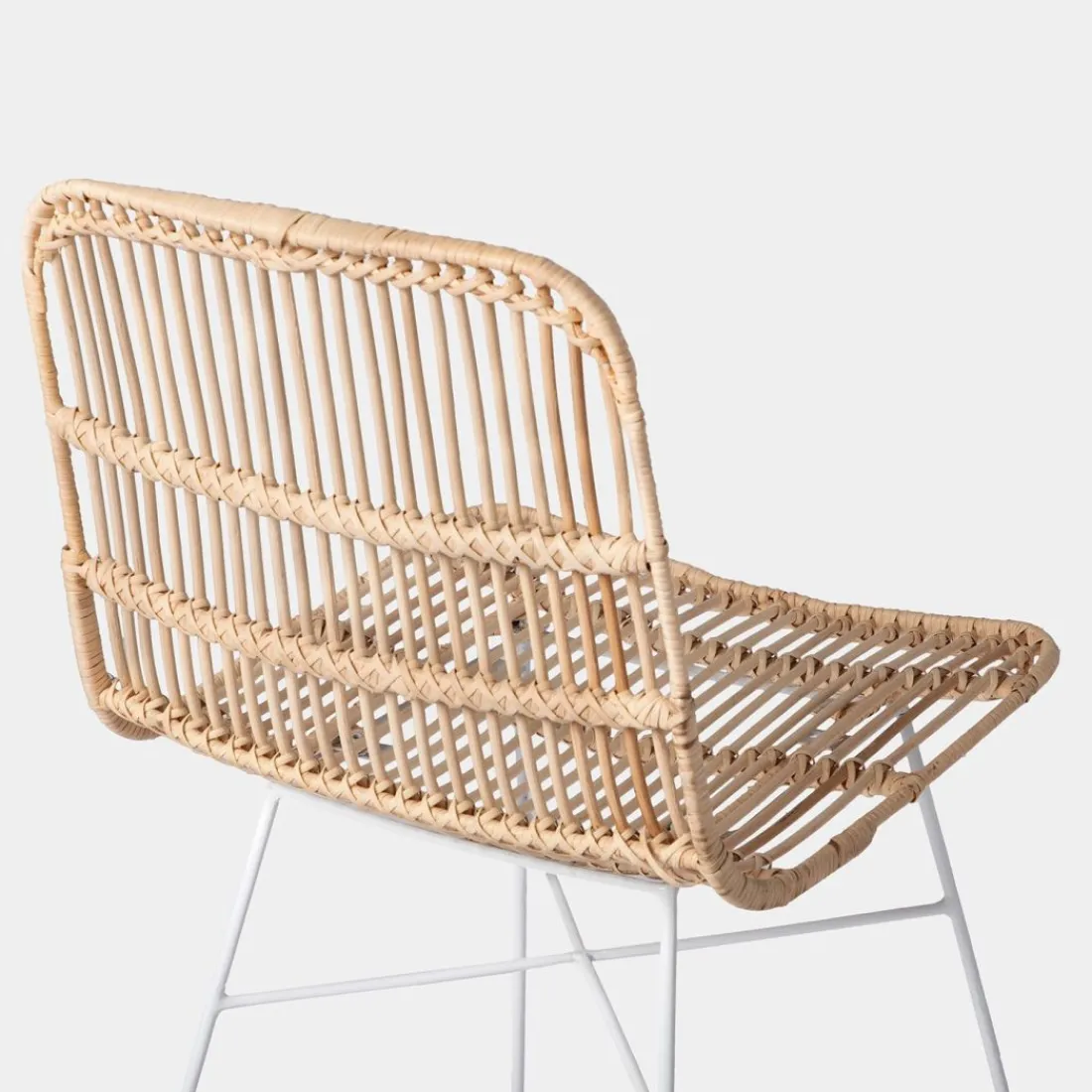 Klast Home Ratán|Sillas De Exterior>Nela Natural/Blanco/Natural/blanco