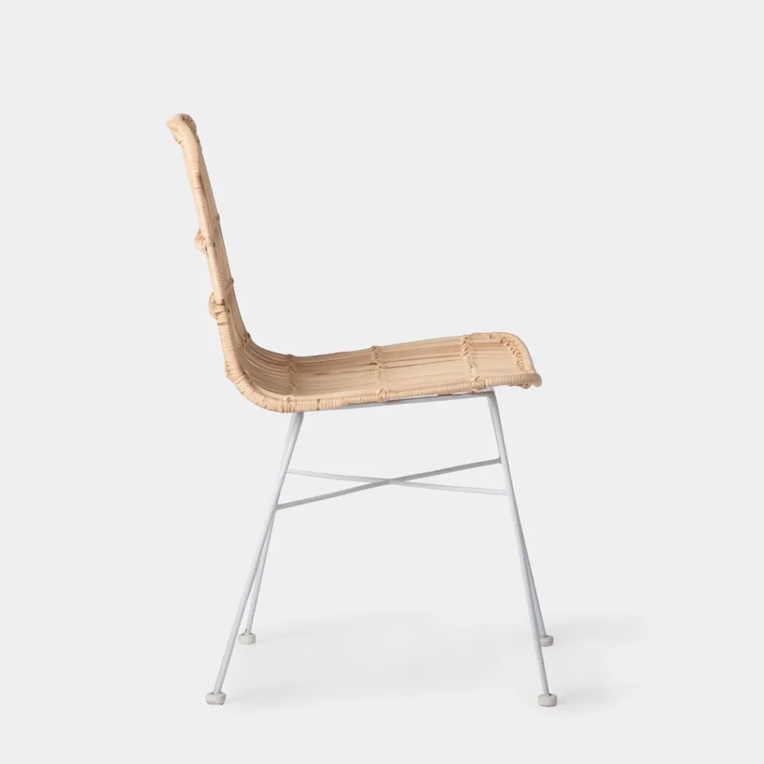 Klast Home Ratán|Sillas De Exterior>Nela Natural/Blanco/Natural/blanco