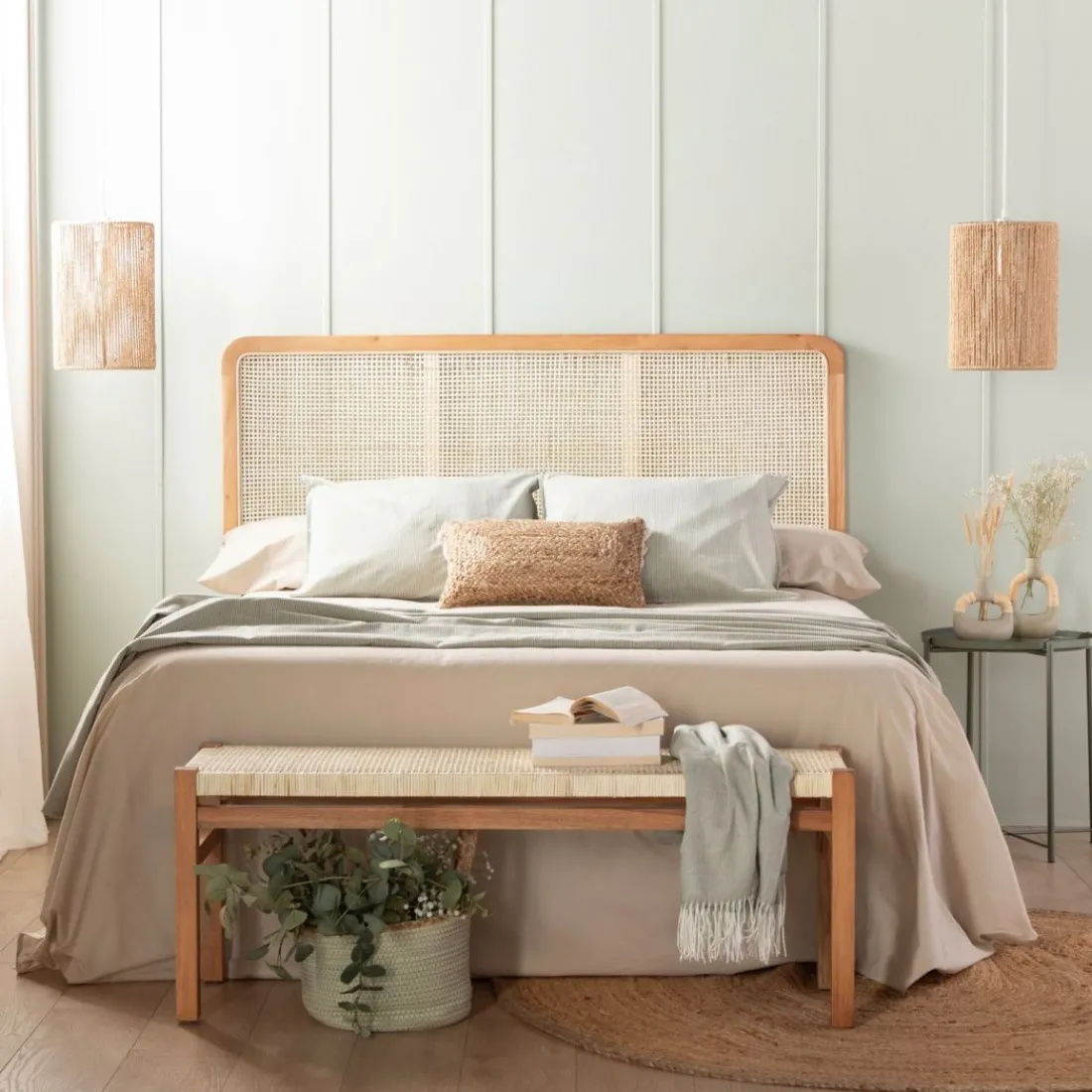 Klast Home Ratán|Cabeceros De Cama>Nera