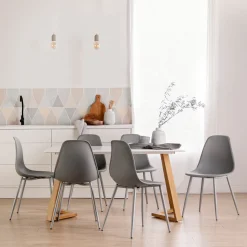 Klast Home Packs 6 Sillas Polipropileno|Sillas De Exterior>Nina Gris