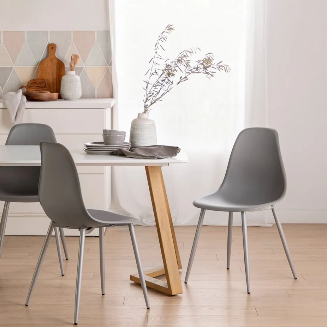 Klast Home Packs 6 Sillas Polipropileno|Sillas De Exterior>Nina Gris