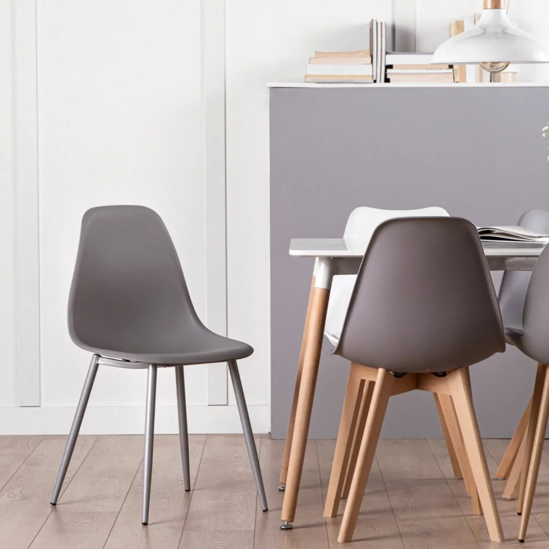 Klast Home Packs 6 Sillas Polipropileno|Sillas De Exterior>Nina Gris