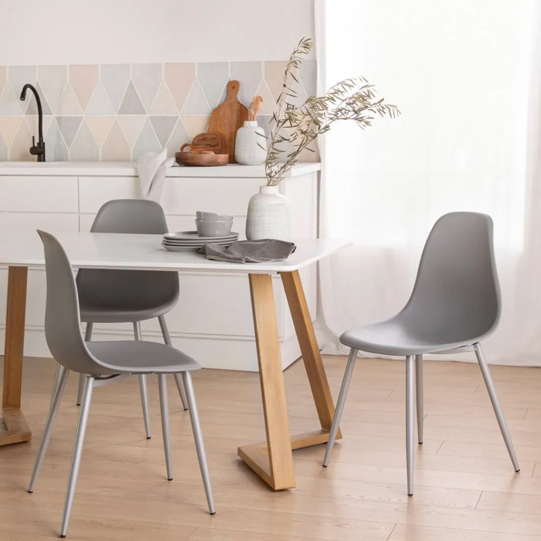 Klast Home Sillas De Exterior|Sillas De Comedor Y Cocina>Nina Gris