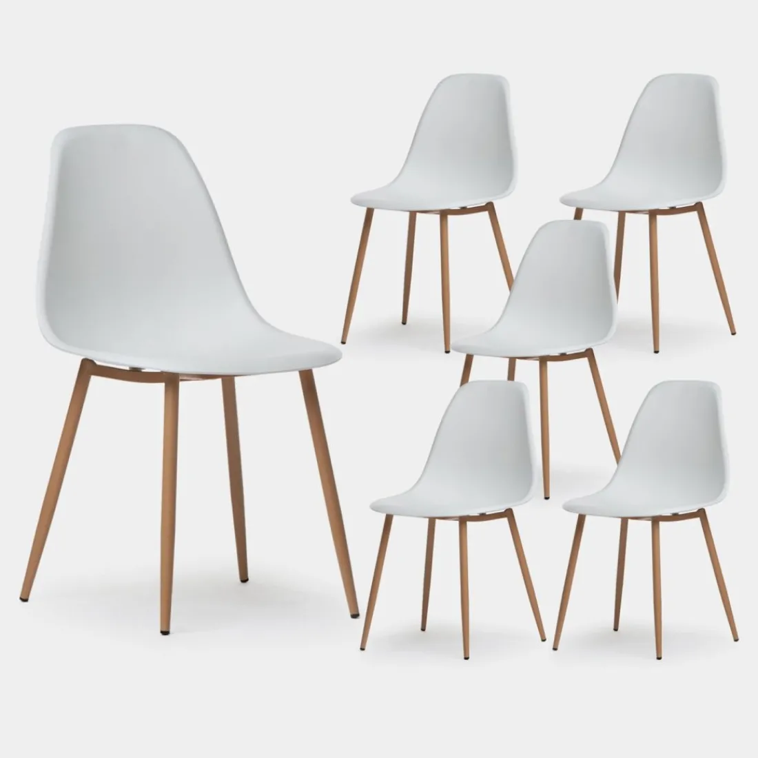 Klast Home Packs 6 Sillas Polipropileno|Sillas De Exterior>Nina Blanco