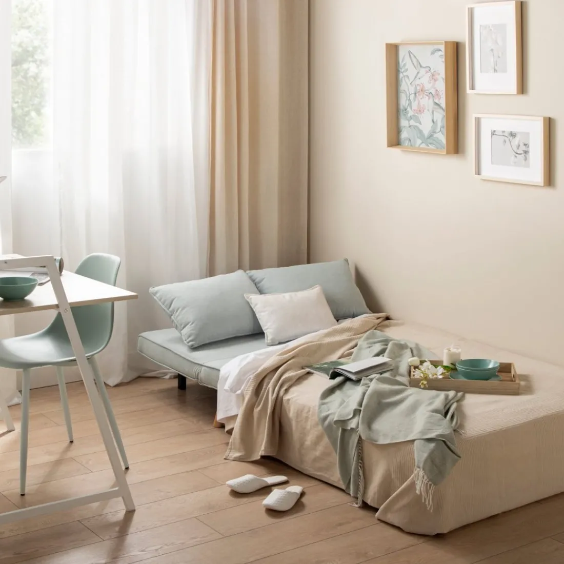 Klast Home Sofás Cama>Noa Aguamarina