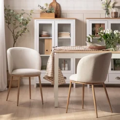 Klast Home Packs 2 Sillas Tapizadas|Sillas De Comedor Y Cocina>Nolan Beige