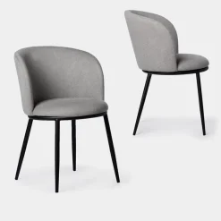Klast Home Packs 2 Sillas Tapizadas|Sillas De Comedor Y Cocina>Nolan Gris