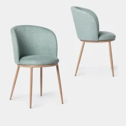 Klast Home Packs 2 Sillas Tapizadas|Sillas De Comedor Y Cocina>Nolan Menta