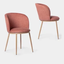 Klast Home Packs 2 Sillas Tapizadas|Sillas De Comedor Y Cocina>Nolan Terracota