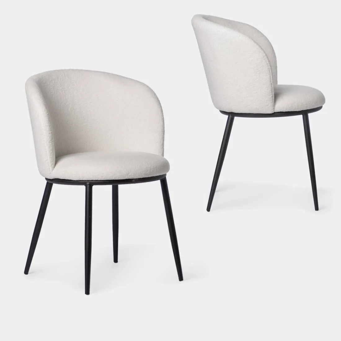 Klast Home Packs 2 Sillas Tapizadas|Sillas De Comedor Y Cocina>Nolan Blanco