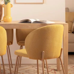 Klast Home Packs 4 Sillas Tapizadas|Sillas De Comedor Y Cocina><noscript><img width=