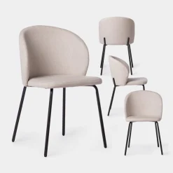 Klast Home Packs 4 Sillas Tapizadas|Sillas De Comedor Y Cocina>Norah Beige