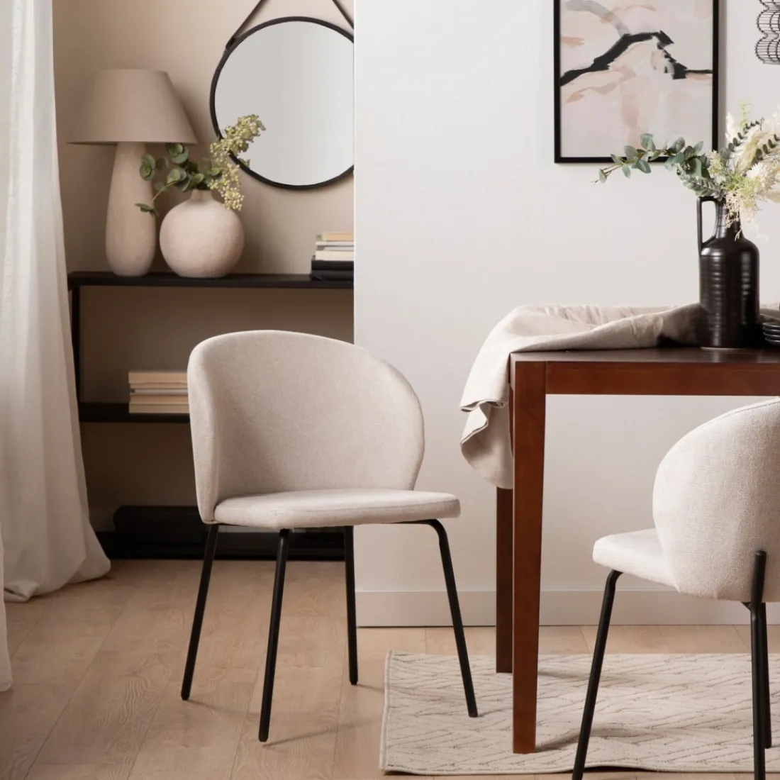 Klast Home Packs 4 Sillas Tapizadas|Sillas De Comedor Y Cocina>Norah Beige