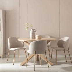 Klast Home Packs 4 Sillas Tapizadas|Sillas De Comedor Y Cocina>Norah Beige