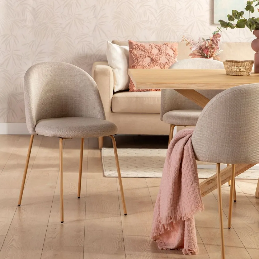 Klast Home Packs 4 Sillas Tapizadas|Sillas De Comedor Y Cocina>Olivia Beige