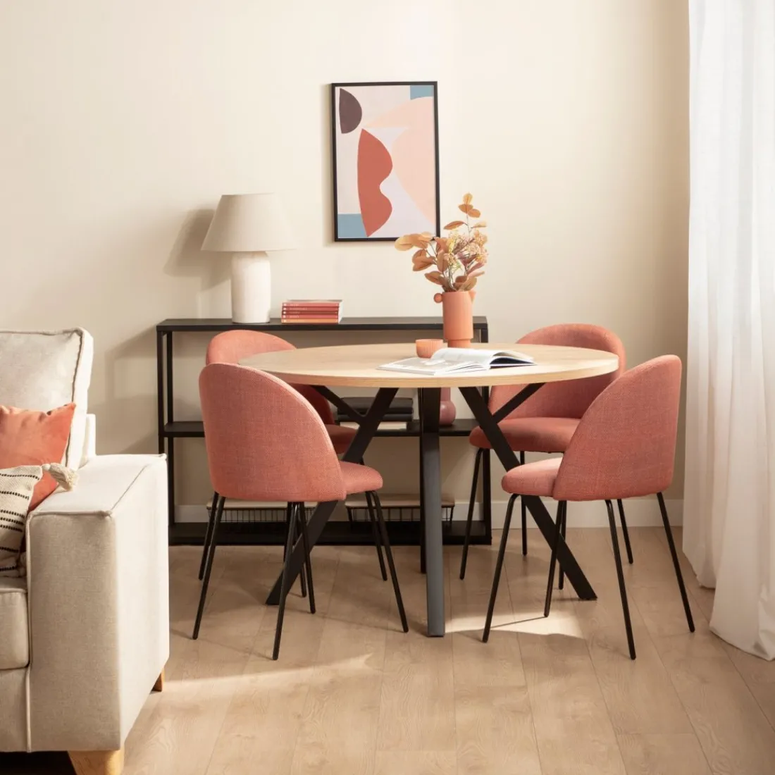 Klast Home Packs 4 Sillas Tapizadas|Sillas De Comedor Y Cocina>Olivia Terracota