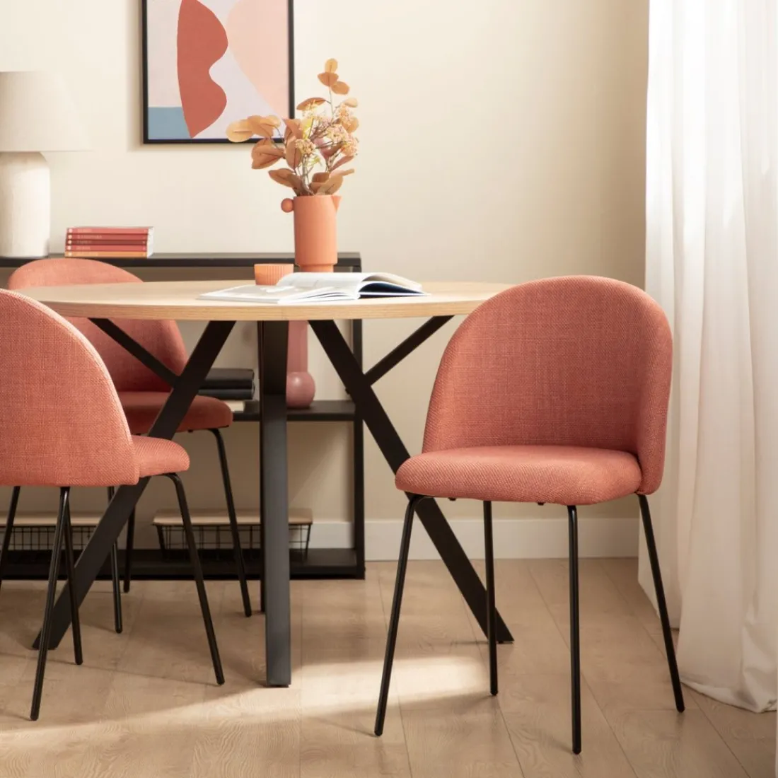 Klast Home Packs 4 Sillas Tapizadas|Sillas De Comedor Y Cocina>Olivia Terracota