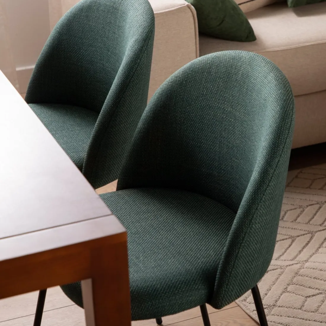 Klast Home Sillas De Escritorio|Sillas De Comedor Y Cocina>Olivia Verde oscuro