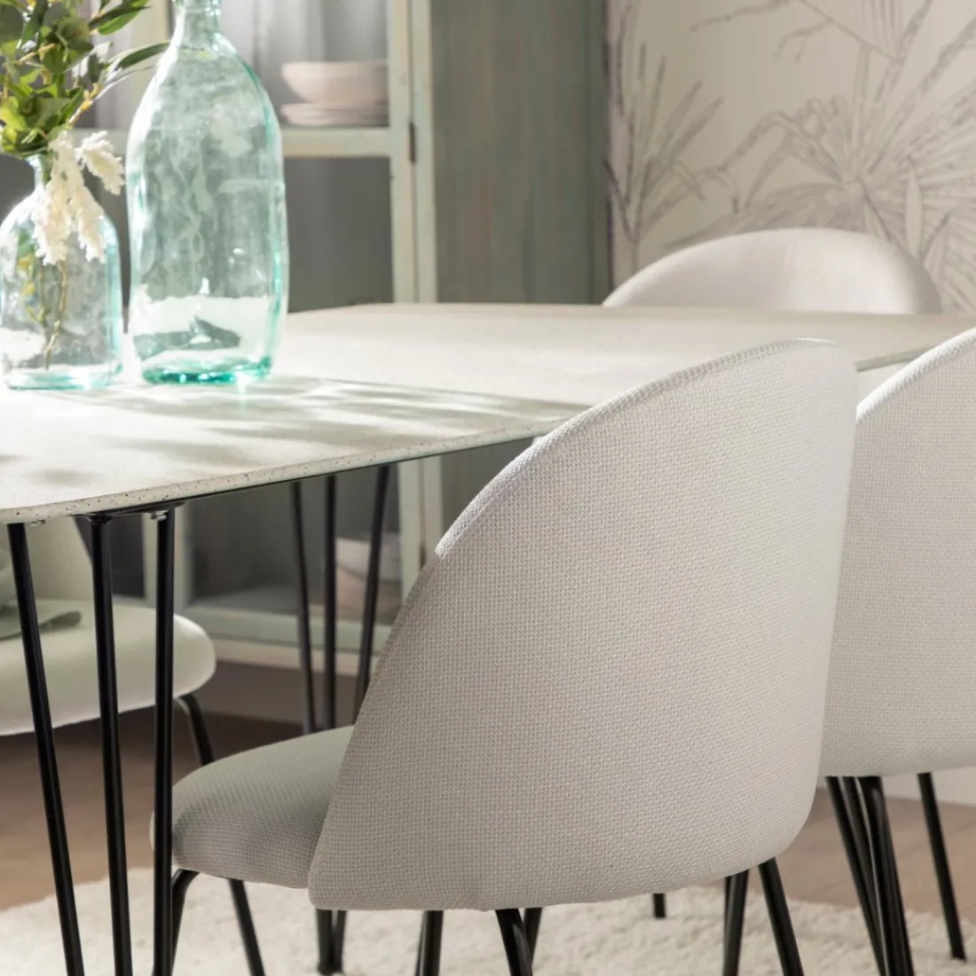 Klast Home Sillas De Comedor Y Cocina|Sillas De Escritorio>Olivia Gris perla